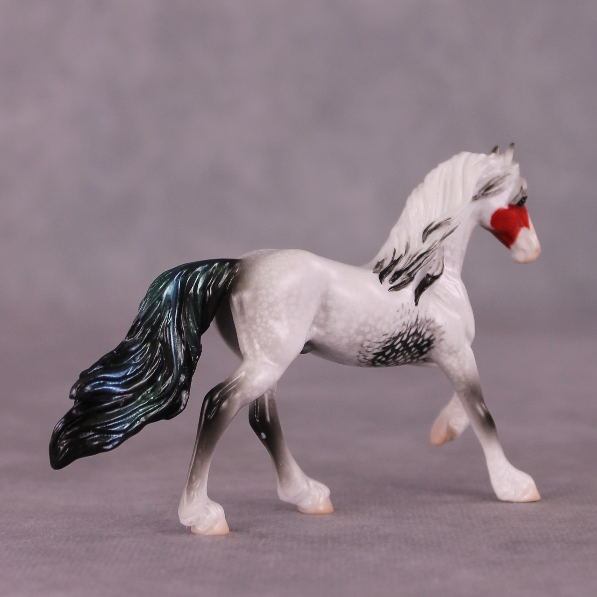 "Wyandotte" OOAK Friesian Chip By Jess Hamill - Menagerie Series