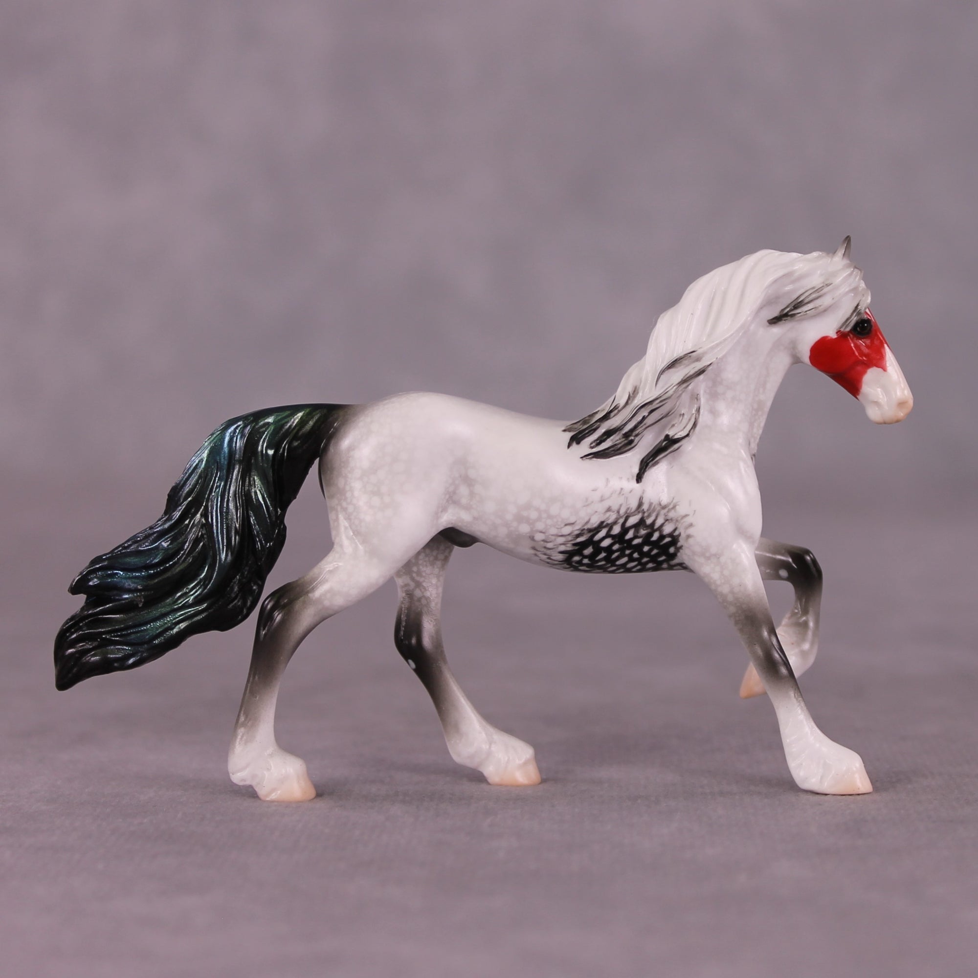 "Wyandotte" OOAK Friesian Chip By Jess Hamill - Menagerie Series
