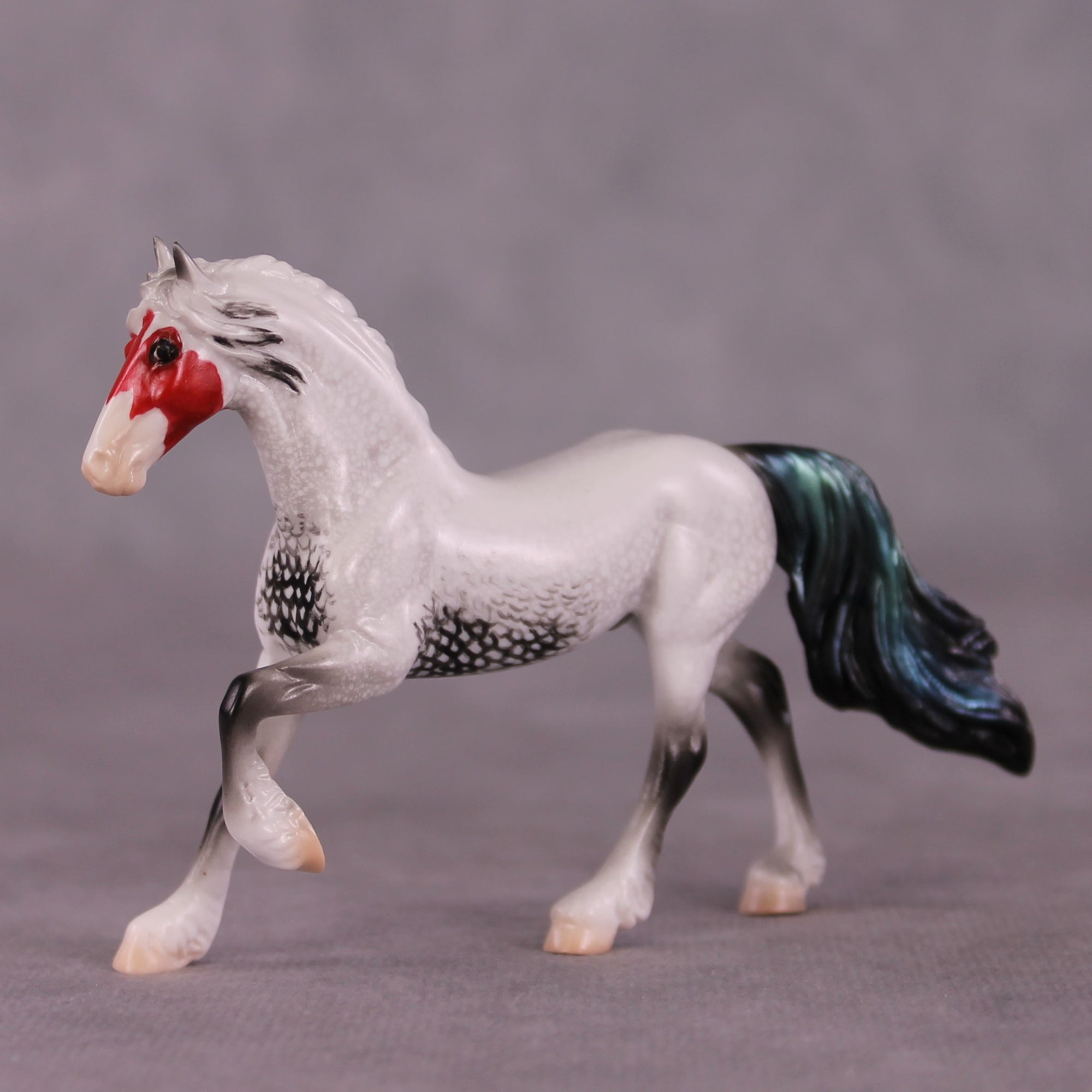 "Wyandotte" OOAK Friesian Chip By Jess Hamill - Menagerie Series