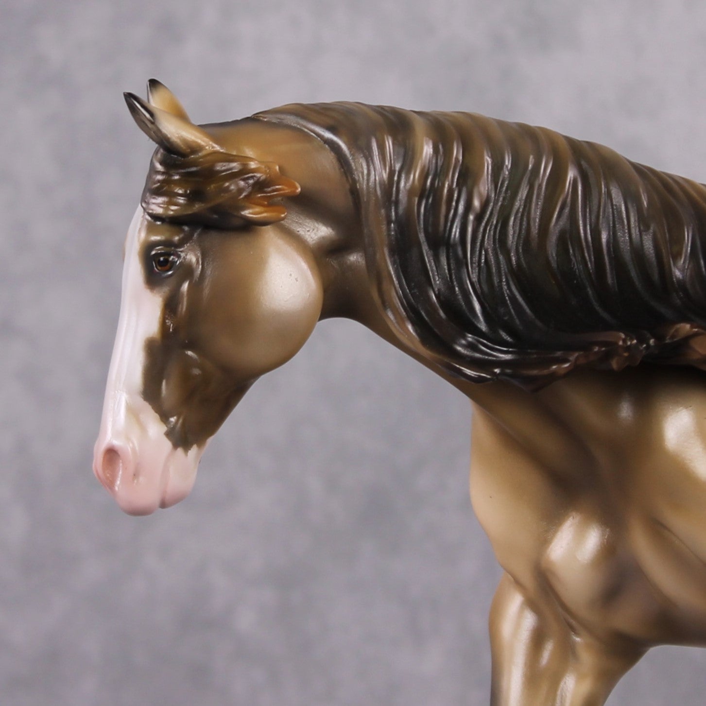 "First Time Dun" OOAK Stone Horses - Dun Remington by Mindy Berg Best Offer 02/18/2025