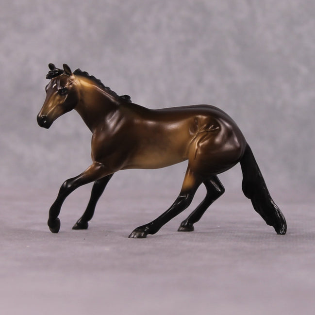 "Mystique" OOAK Dappled Sooty Buckskin Cutter Chip By Ellen Robbins Shakespeare Sonnet 18 & 130 Chips CL25