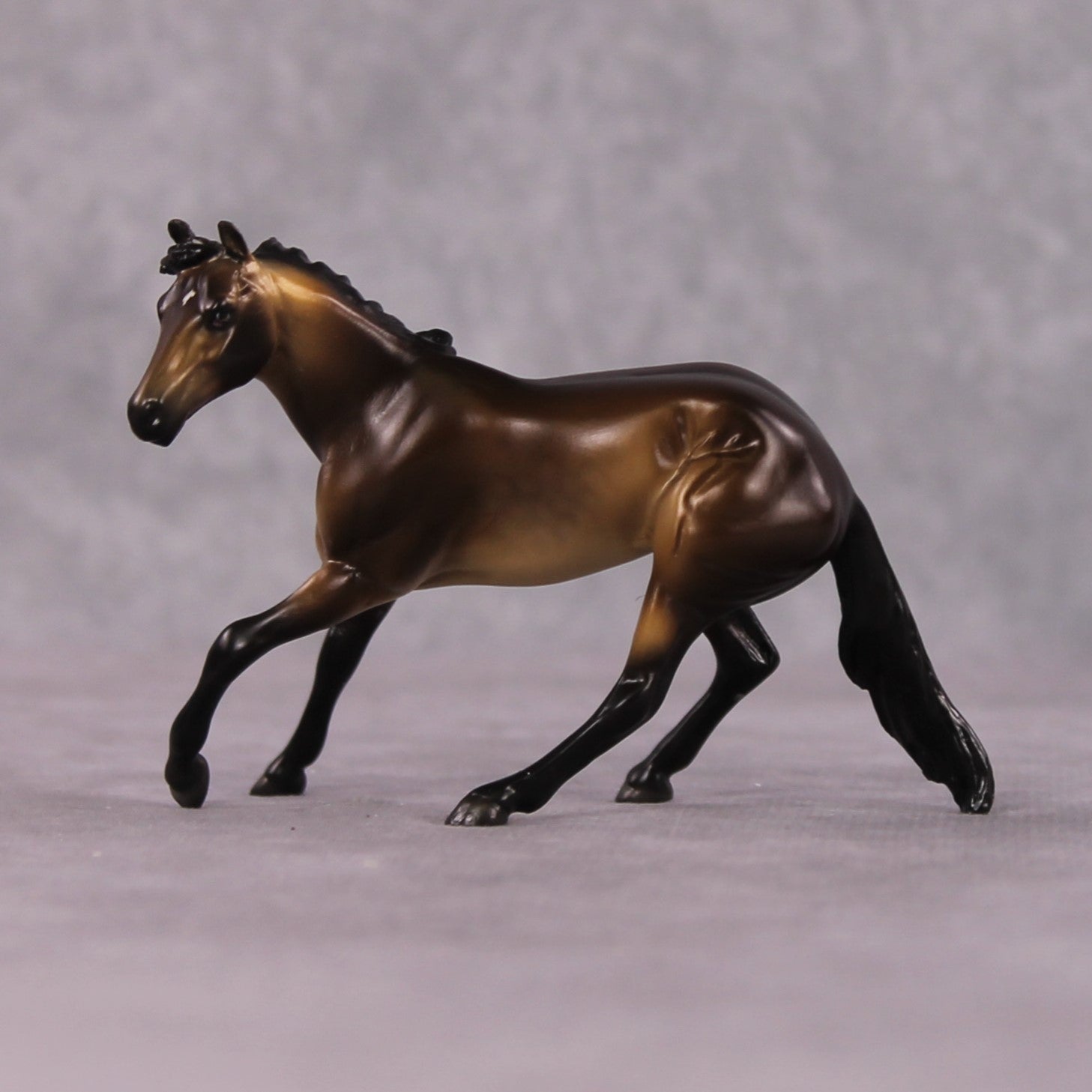 "Mystique" OOAK Dappled Sooty Buckskin Cutter Chip By Ellen Robbins Shakespeare Sonnet 18 & 130 Chips CL25