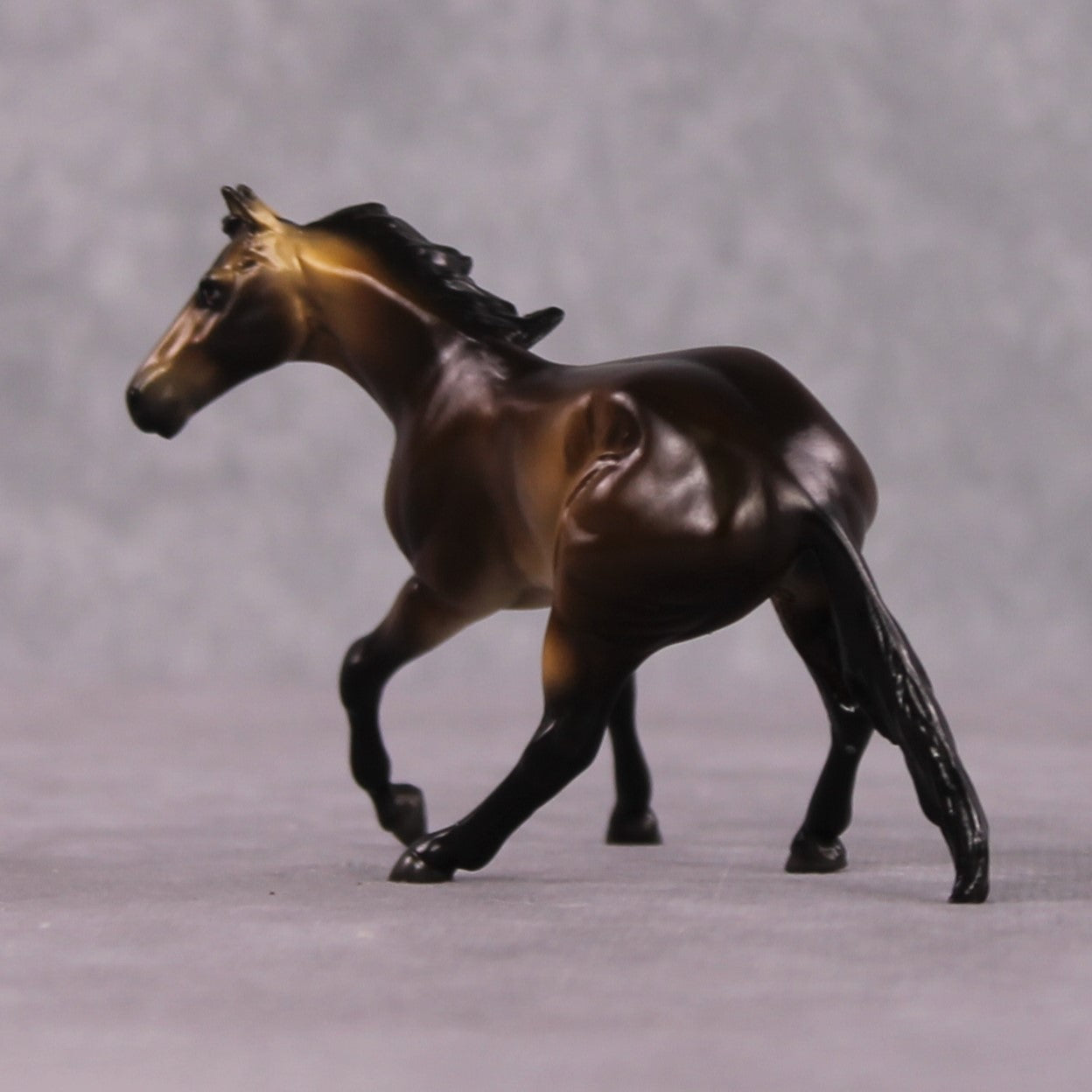 "Mystique" OOAK Dappled Sooty Buckskin Cutter Chip By Ellen Robbins Shakespeare Sonnet 18 &amp; 130 Chips CL25