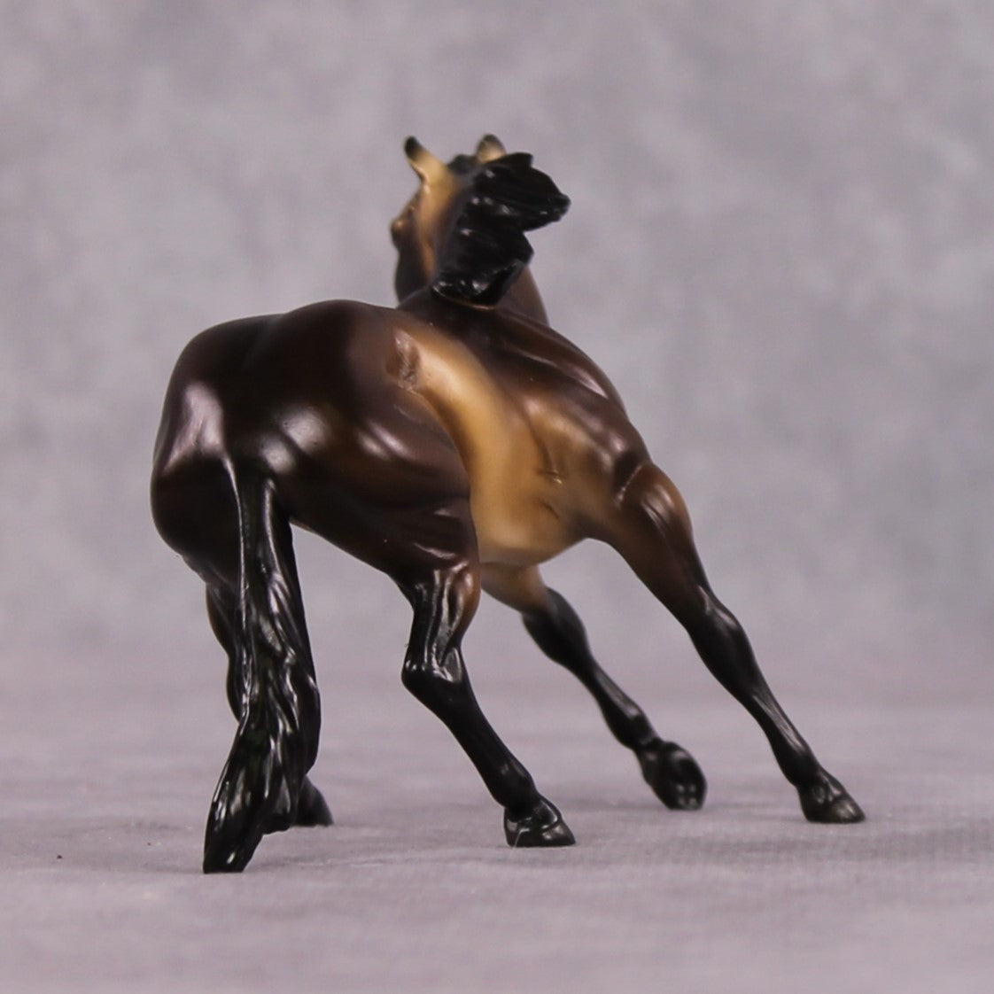 "Mystique" OOAK Dappled Sooty Buckskin Cutter Chip By Ellen Robbins Shakespeare Sonnet 18 &amp; 130 Chips CL25