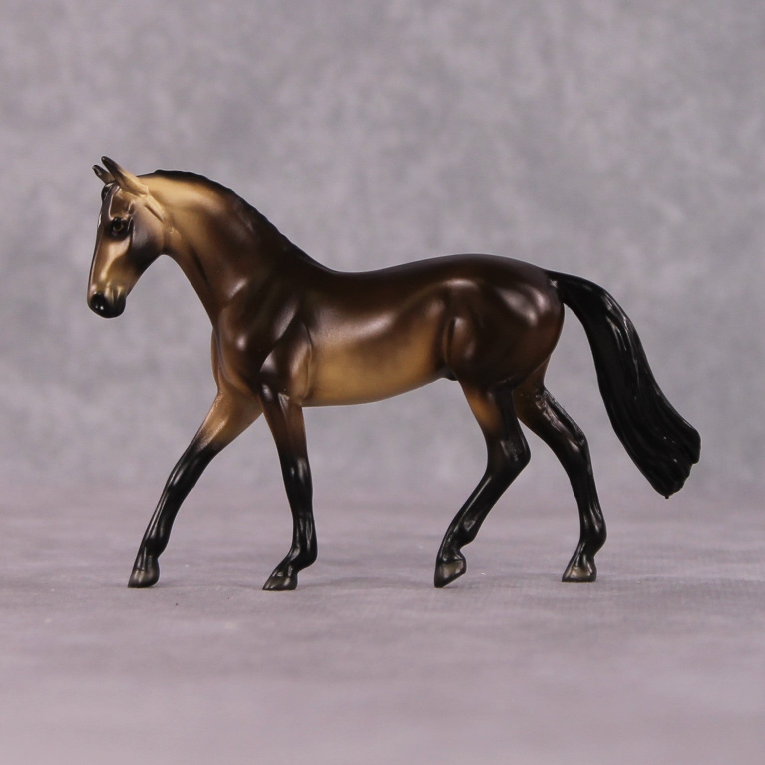 "Cire" OOAK Dappled Sooty Buckskin Warmblood Chip By Ellen Robbins Shakespeare Sonnet 18 &amp; 130 Chips CL25