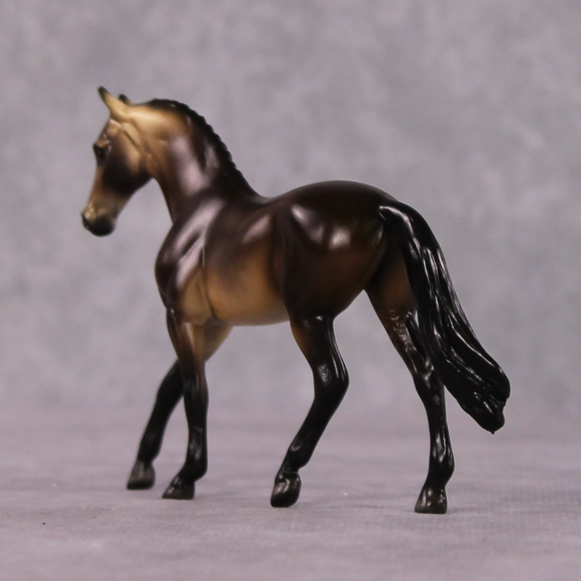 "Cire" OOAK Dappled Sooty Buckskin Warmblood Chip By Ellen Robbins Shakespeare Sonnet 18 &amp; 130 Chips CL25