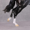 Darkness Von Gothik OOAK Deco Dappled Purple Grey Unicorn Remington By Jess Hamill MM24