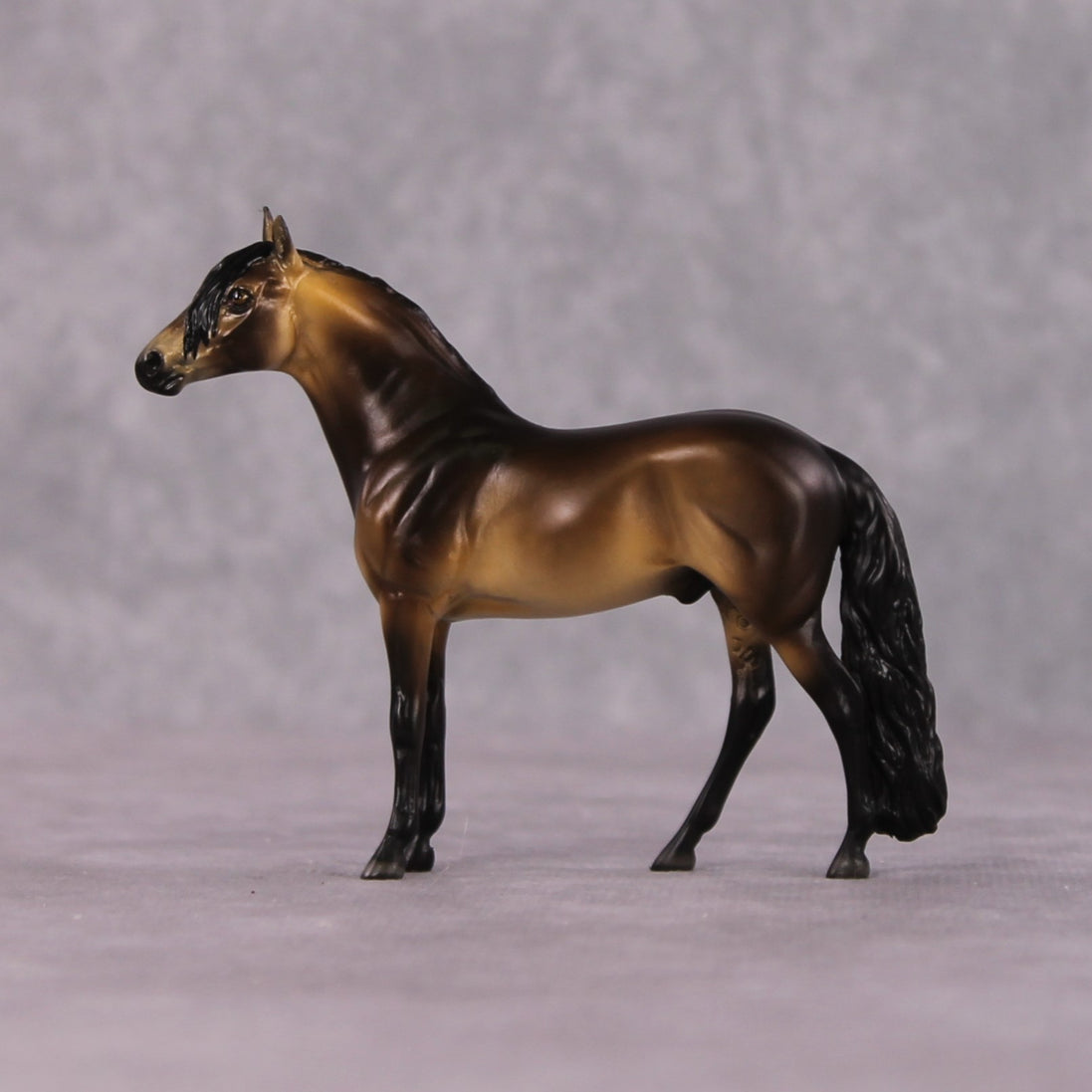 "Enigma" OOAK Dappled Sooty Buckskin Andalusian Chip By Ellen Robbins Shakespeare Sonnet 18 & 130 Chips CL25