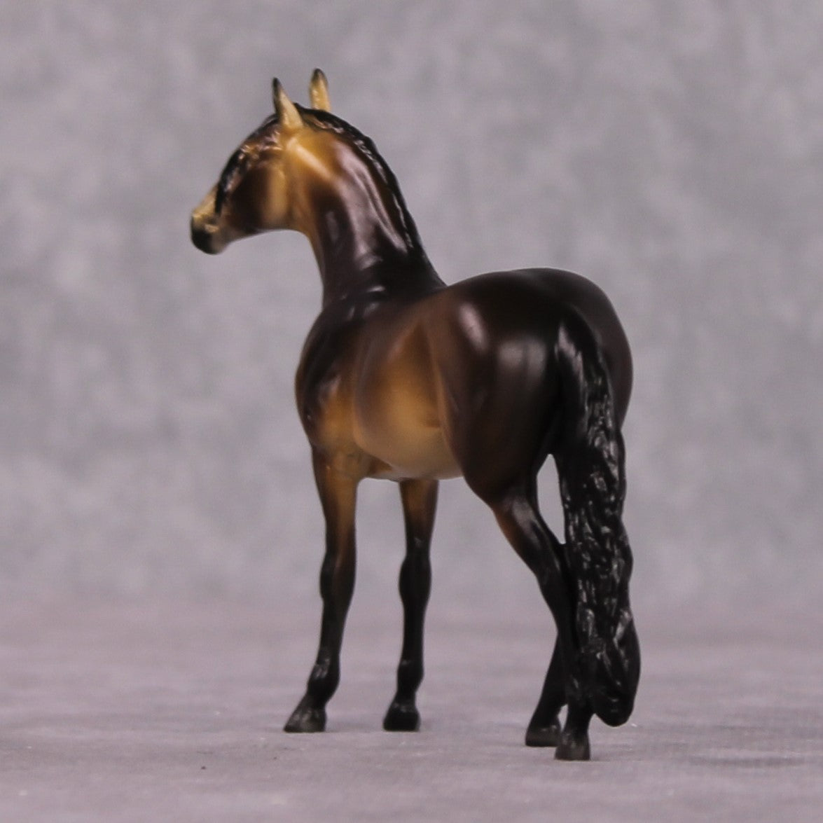 "Enigma" OOAK Dappled Sooty Buckskin Andalusian Chip By Ellen Robbins Shakespeare Sonnet 18 &amp; 130 Chips CL25