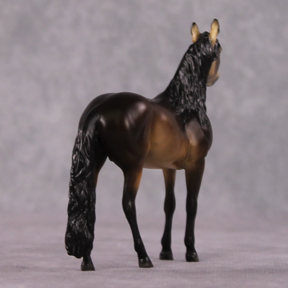 "Enigma" OOAK Dappled Sooty Buckskin Andalusian Chip By Ellen Robbins Shakespeare Sonnet 18 &amp; 130 Chips CL25