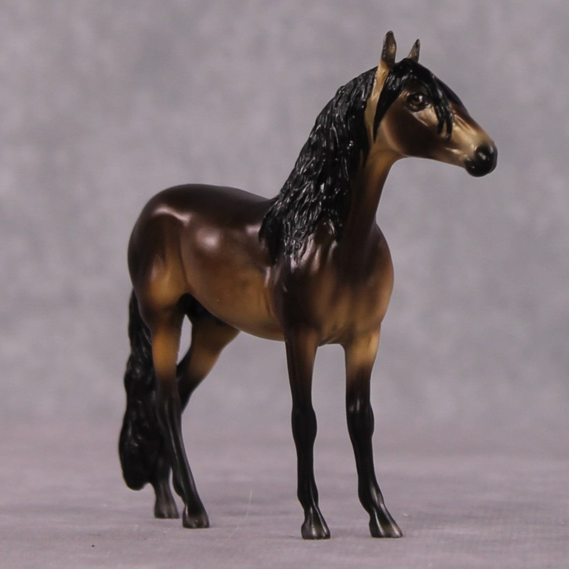 "Enigma" OOAK Dappled Sooty Buckskin Andalusian Chip By Ellen Robbins Shakespeare Sonnet 18 &amp; 130 Chips CL25