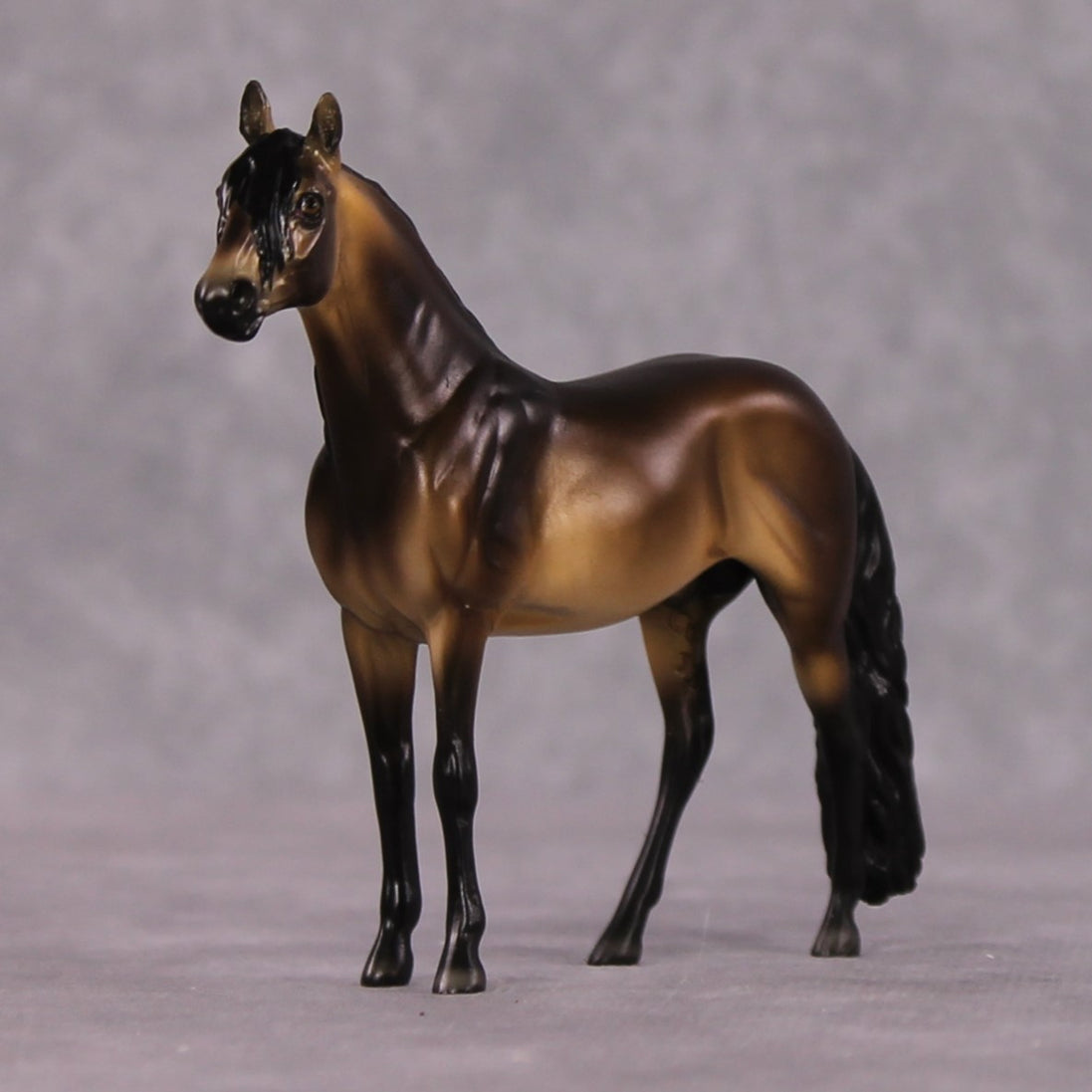 "Enigma" OOAK Dappled Sooty Buckskin Andalusian Chip By Ellen Robbins Shakespeare Sonnet 18 & 130 Chips CL25