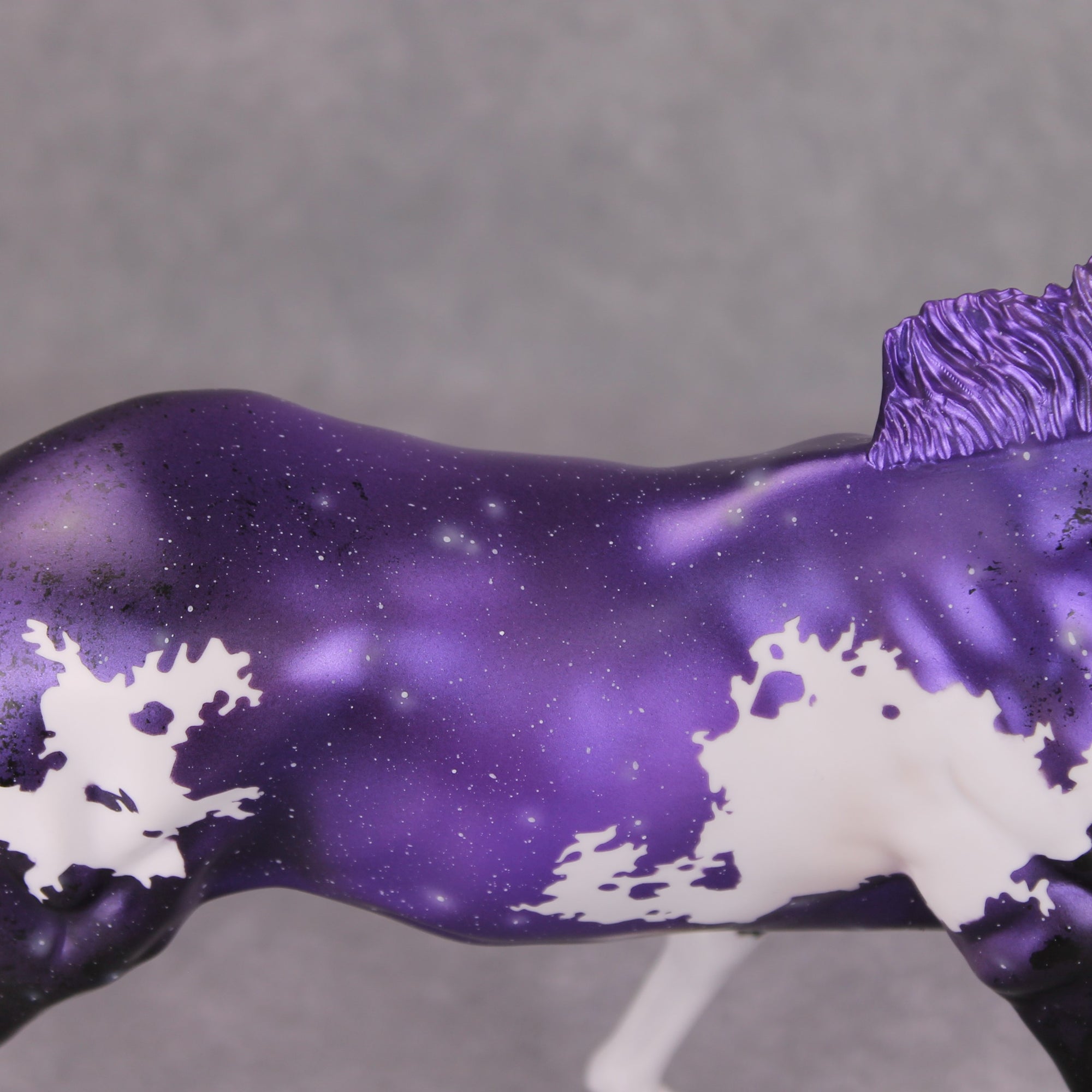 First Contact OOAK Deco Purple Alien Unicorn Remington By Jess Hamill MM24 MHP Auction Piece