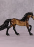 "Mysteria" OOAK Dappled Sooty Buckskin Friesian Chip By Ellen Robbins Shakespeare Sonnet 18 & 130 Chips CL25