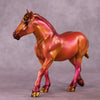 Sundown OOAK Pebble Draft Horse By Kristen Cermele July GemStones Series