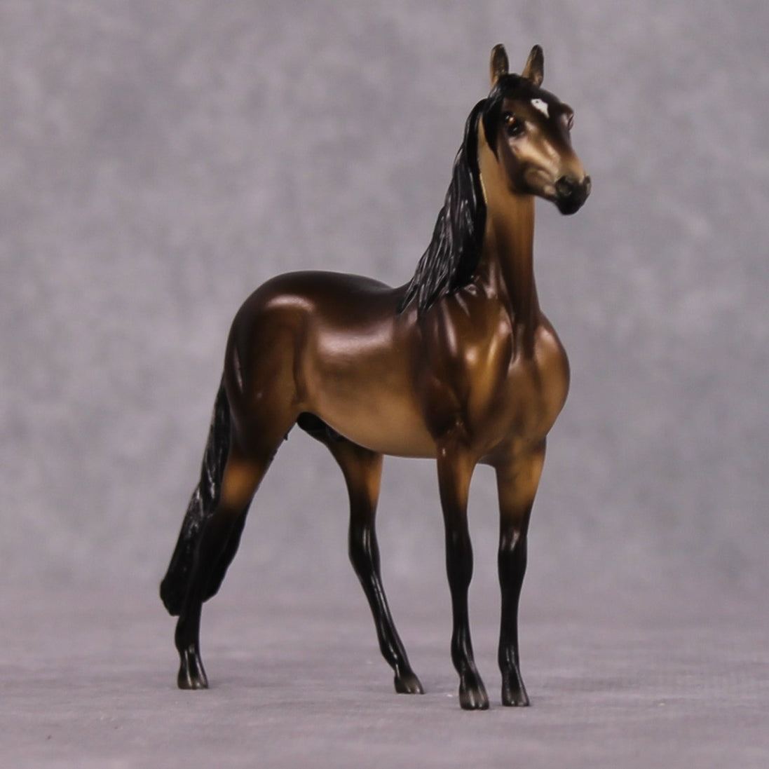 "Jyra" OOAK Dappled Sooty Buckskin Morgan Chip By Ellen Robbins Shakespeare Sonnet 18 & 130 Chips CL25