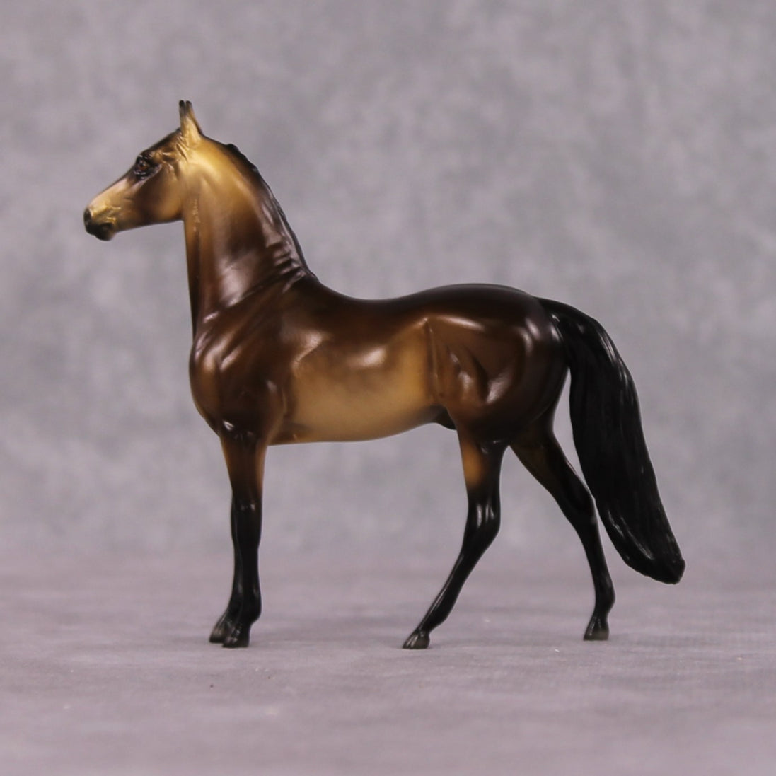 "Jyra" OOAK Dappled Sooty Buckskin Morgan Chip By Ellen Robbins Shakespeare Sonnet 18 & 130 Chips CL25