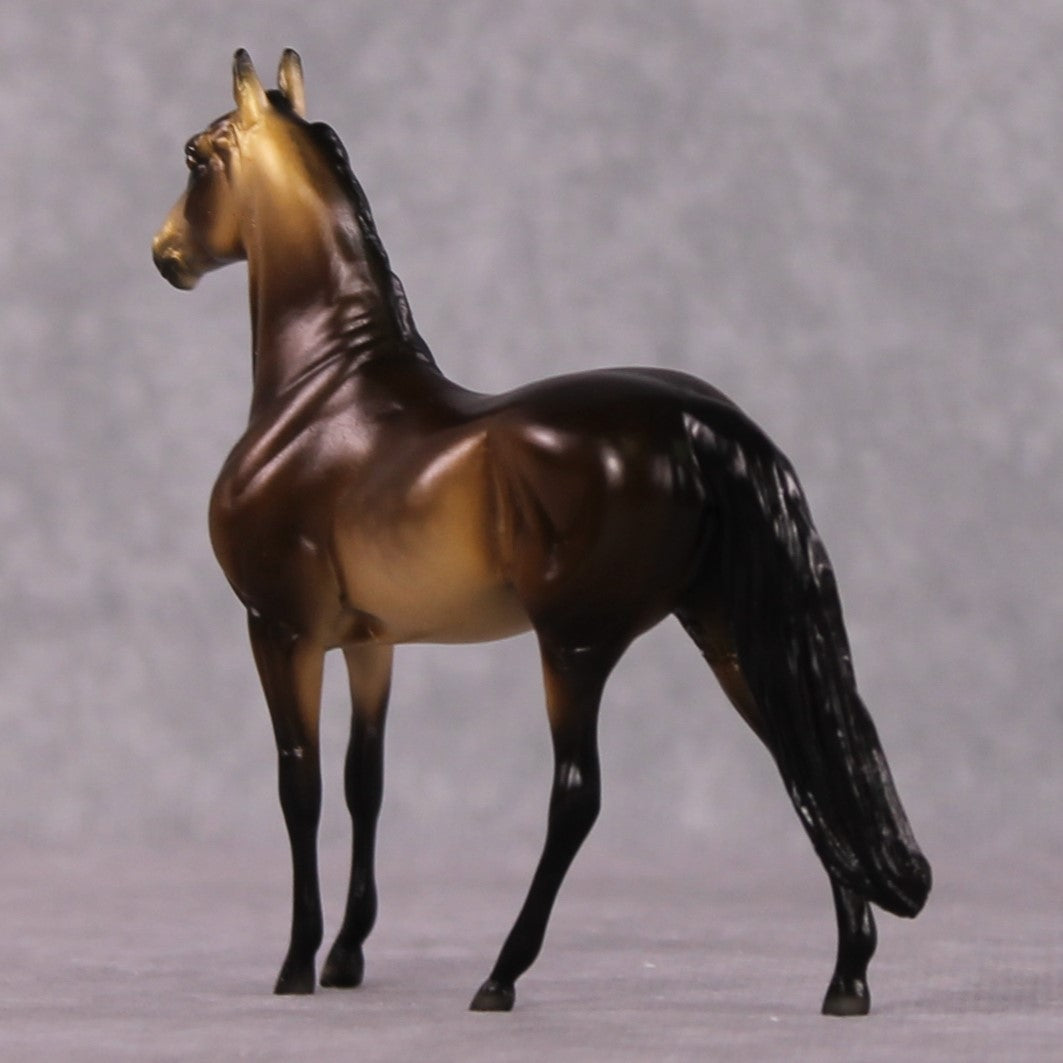 "Jyra" OOAK Dappled Sooty Buckskin Morgan Chip By Ellen Robbins Shakespeare Sonnet 18 &amp; 130 Chips CL25