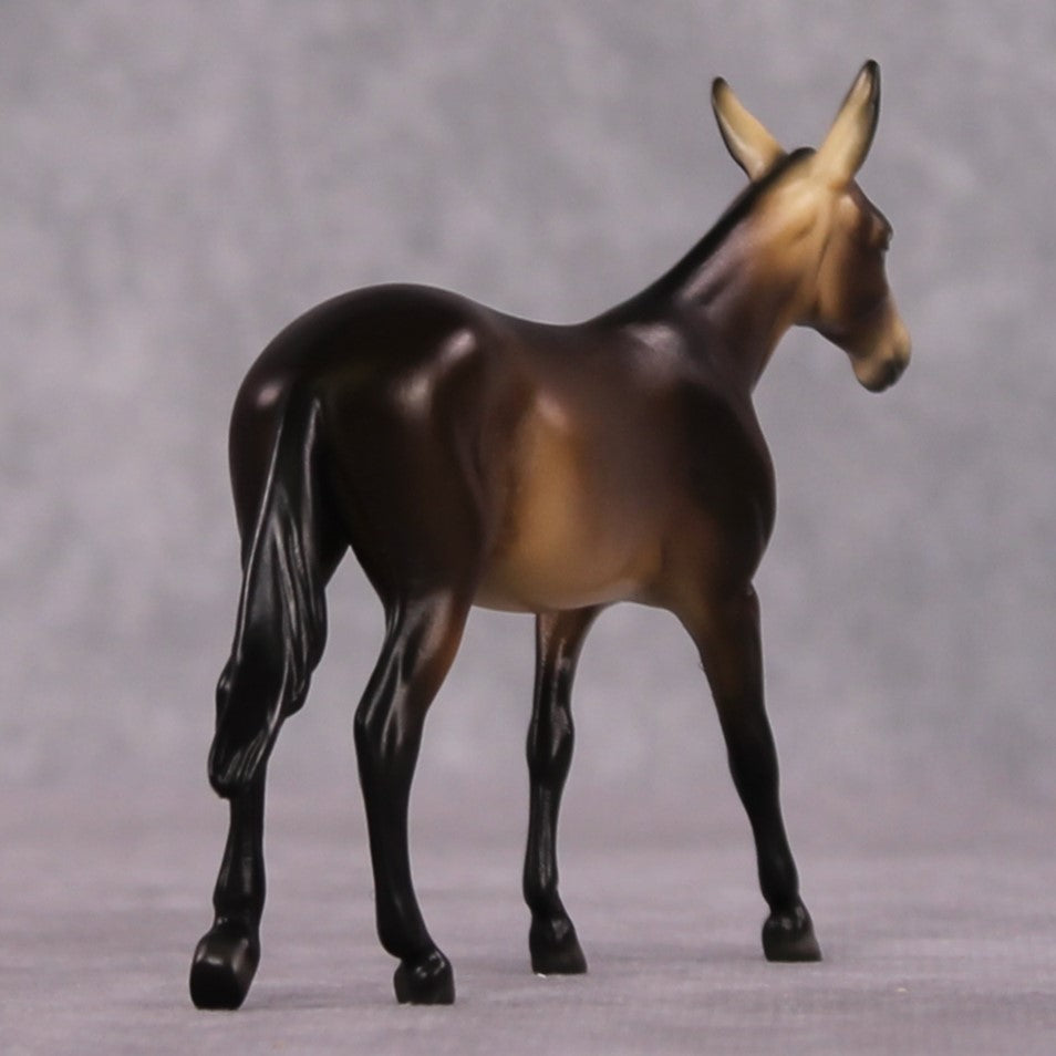 "Sephina" OOAK Dappled Sooty Buckskin Mule Chip By Ellen Robbins Shakespeare Sonnet 18 & 130 Chips CL25