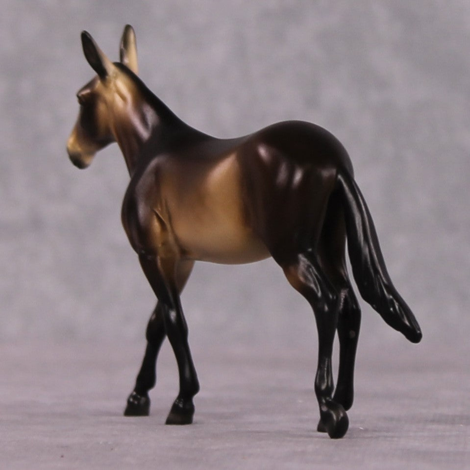 "Sephina" OOAK Dappled Sooty Buckskin Mule Chip By Ellen Robbins Shakespeare Sonnet 18 & 130 Chips CL25