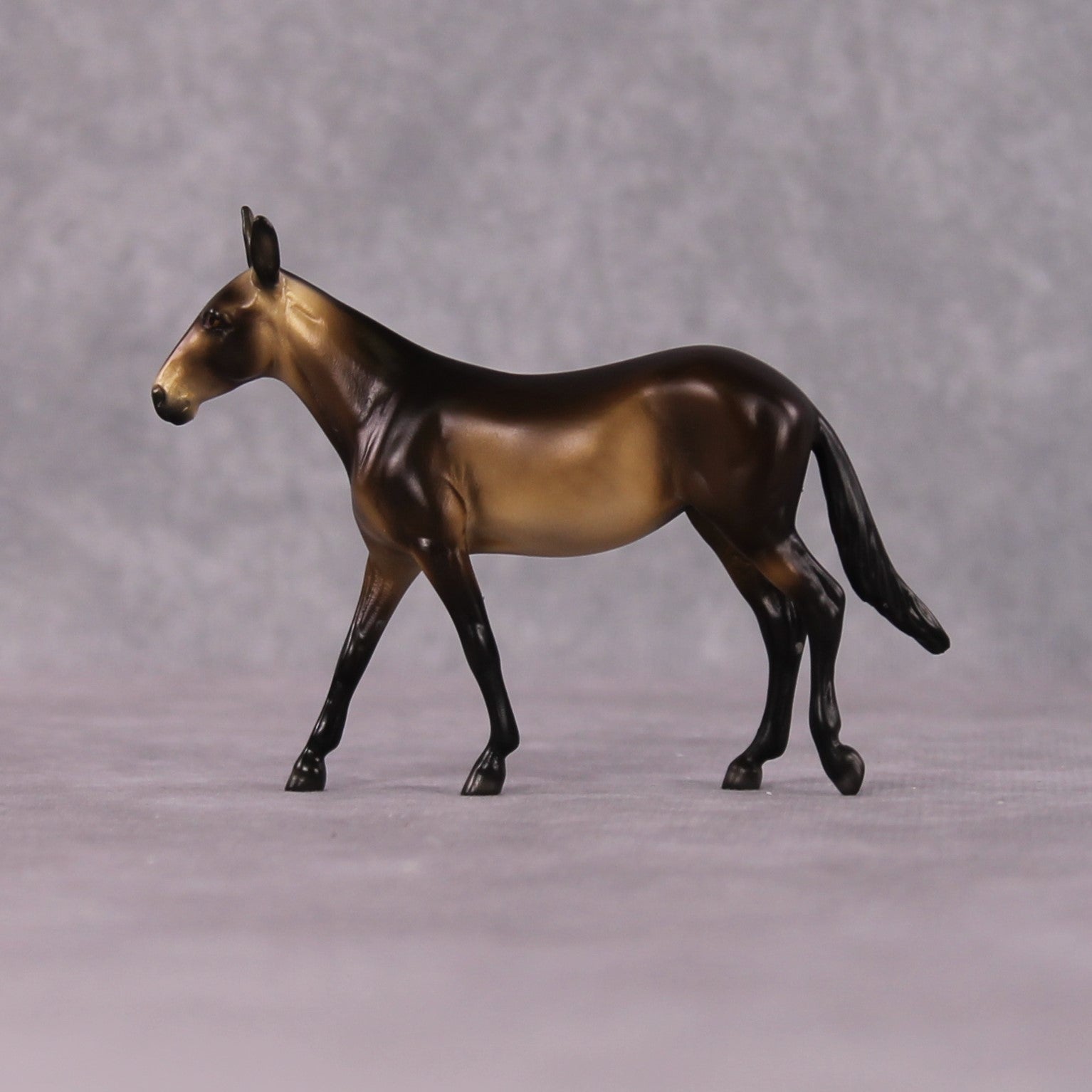 "Sephina" OOAK Dappled Sooty Buckskin Mule Chip By Ellen Robbins Shakespeare Sonnet 18 &amp; 130 Chips CL25