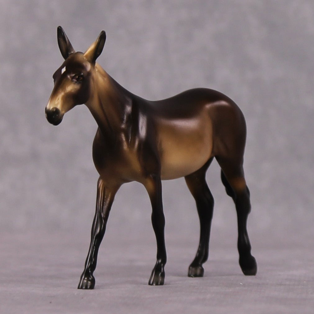 "Sephina" OOAK Dappled Sooty Buckskin Mule Chip By Ellen Robbins Shakespeare Sonnet 18 & 130 Chips CL25