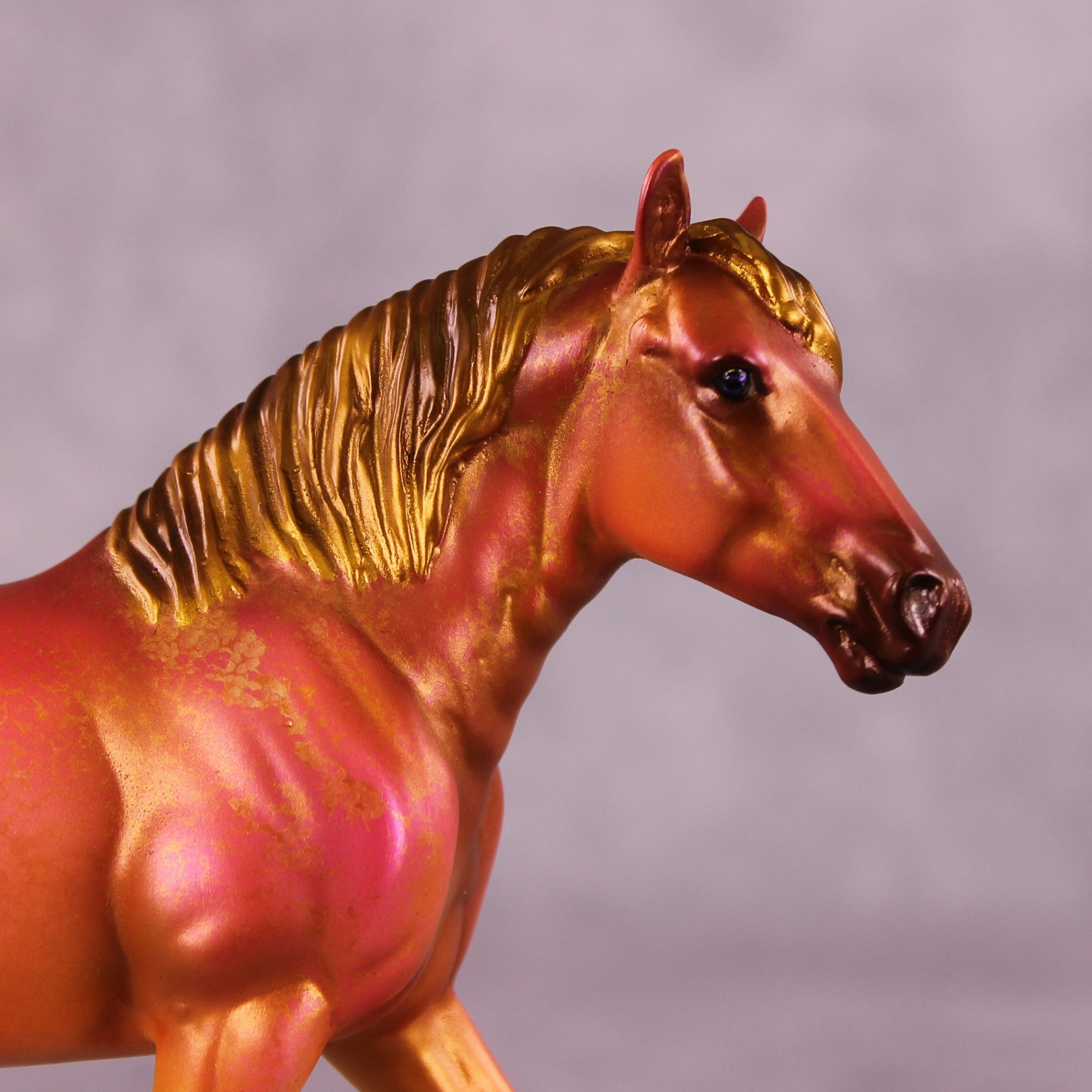 Sundown OOAK Pebble Draft Horse By Kristen Cermele July GemStones Series