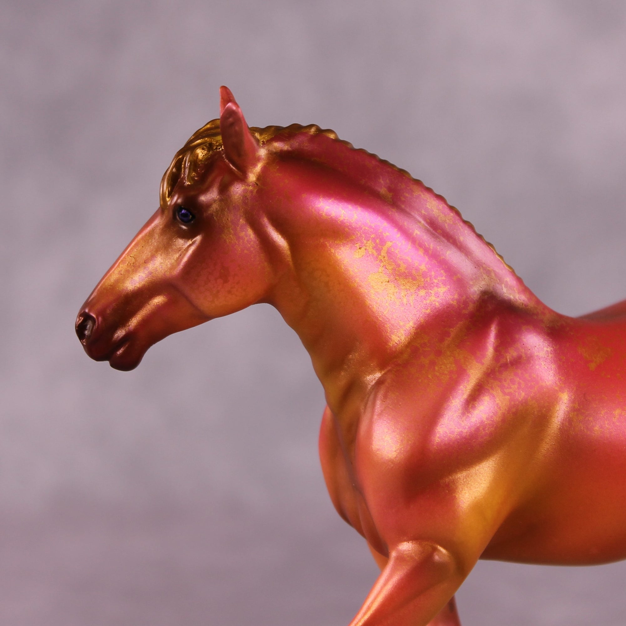 Sundown OOAK Pebble Draft Horse By Kristen Cermele July GemStones Series