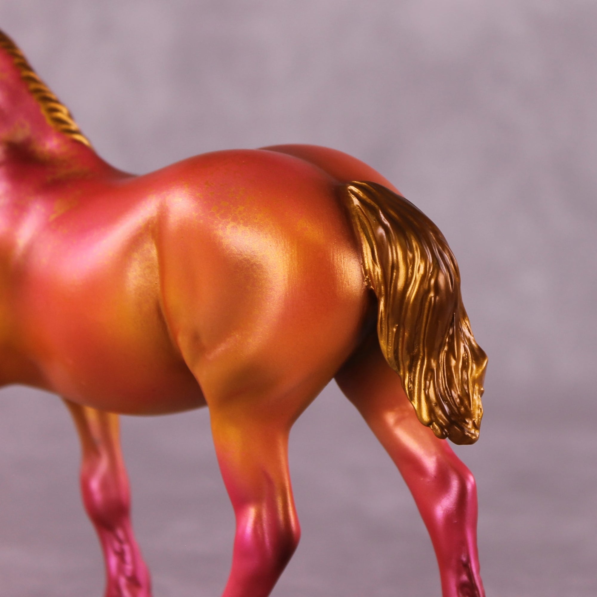 Sundown OOAK Pebble Draft Horse By Kristen Cermele July GemStones Series