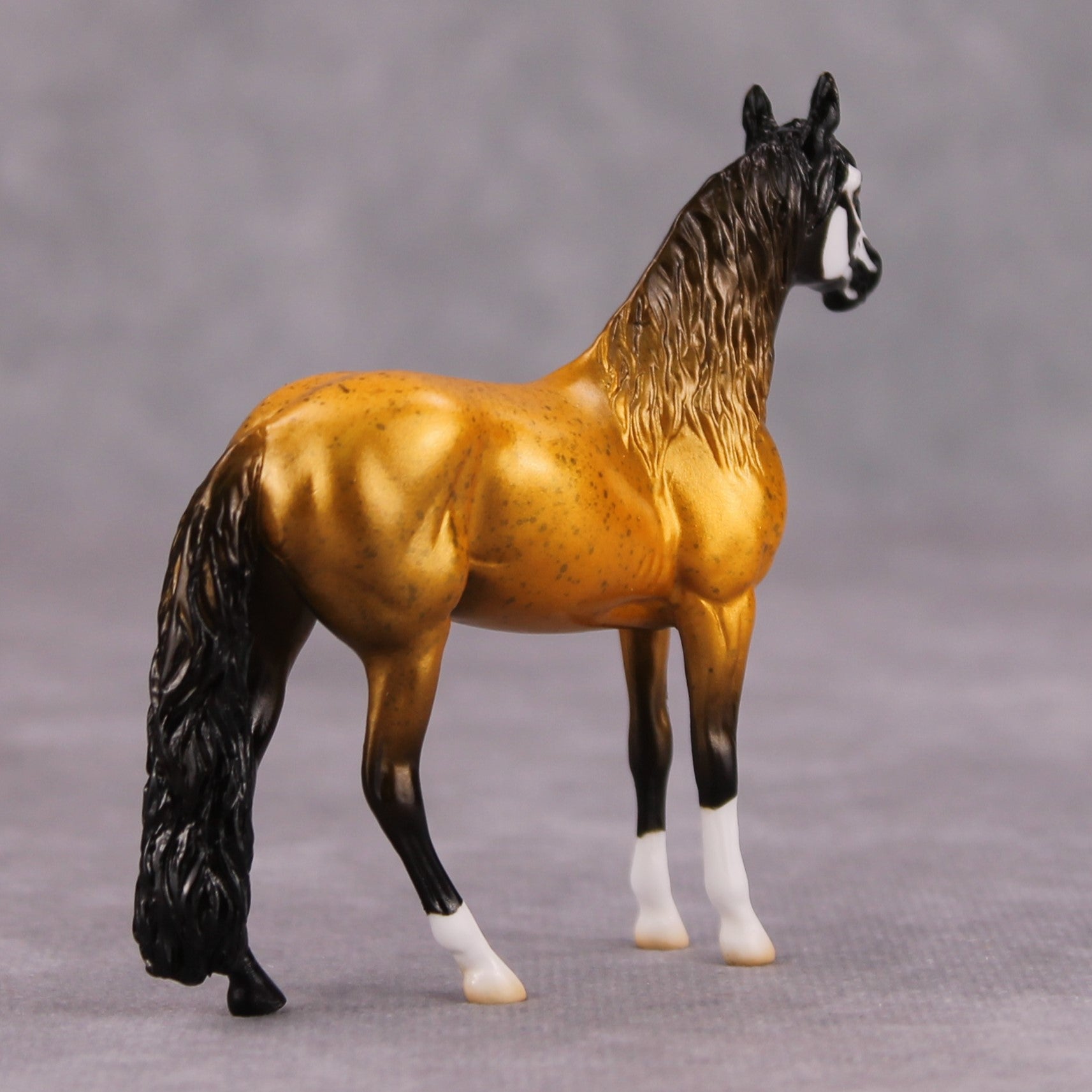 Nightmare Fuel OOAK Orange Skull Deco Andalusian Chip By Jess Hamill MM24