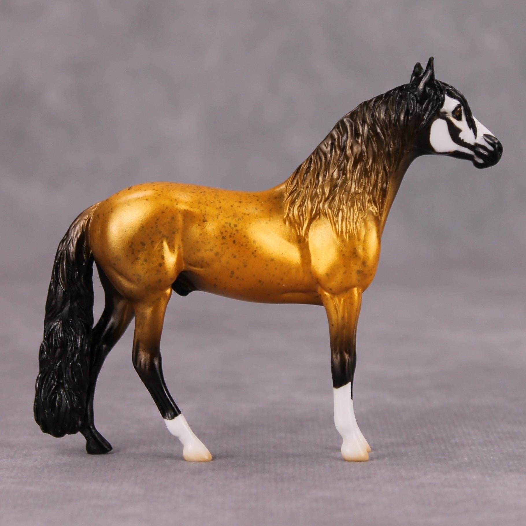 Nightmare Fuel OOAK Orange Skull Deco Andalusian Chip By Jess Hamill MM24