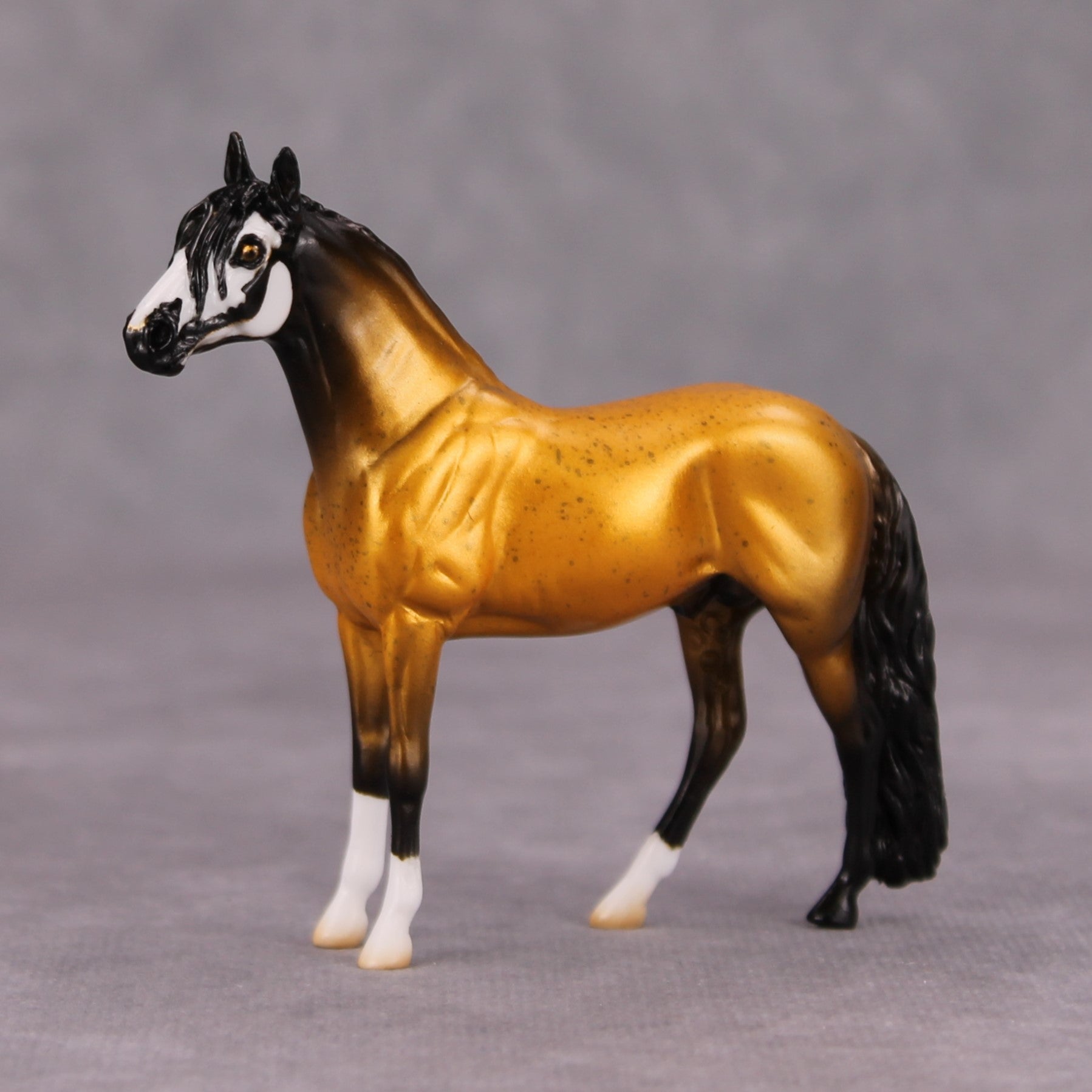 Nightmare Fuel OOAK Orange Skull Deco Andalusian Chip By Jess Hamill MM24