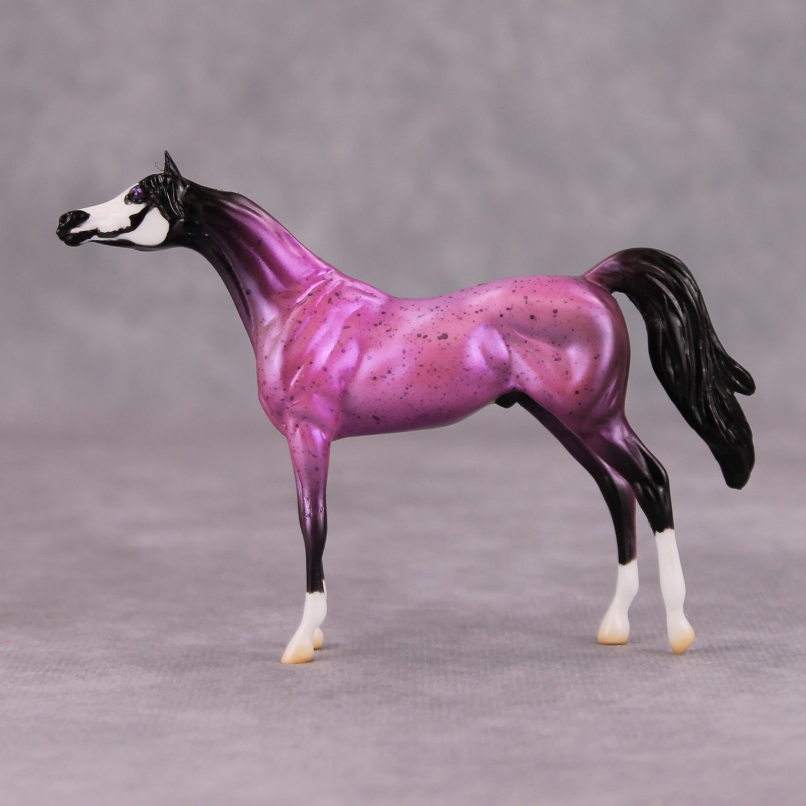 Urban Legend OOAK Pink Skull Deco Arabian Chip By Jess Hamill MM24