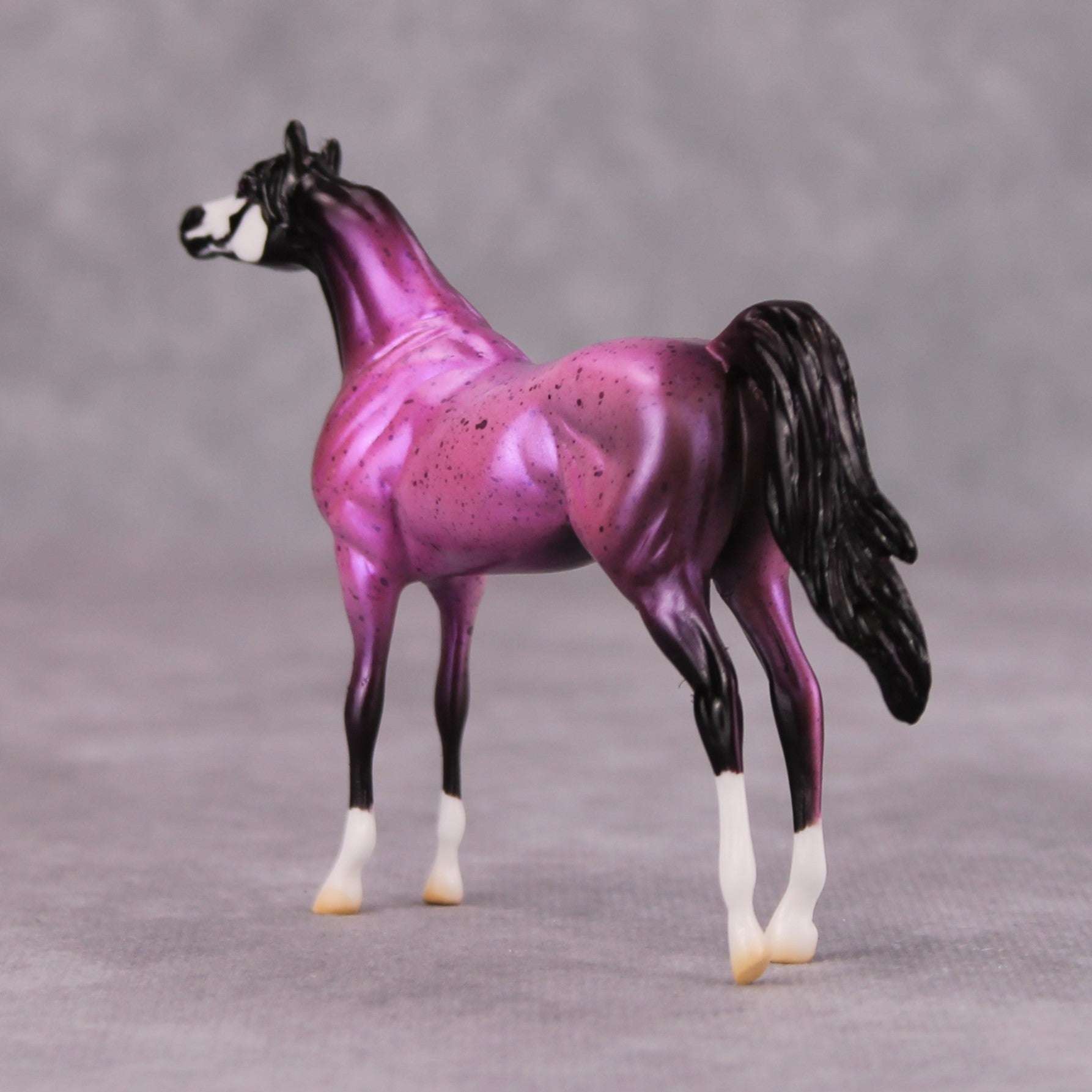 Urban Legend OOAK Pink Skull Deco Arabian Chip By Jess Hamill MM24