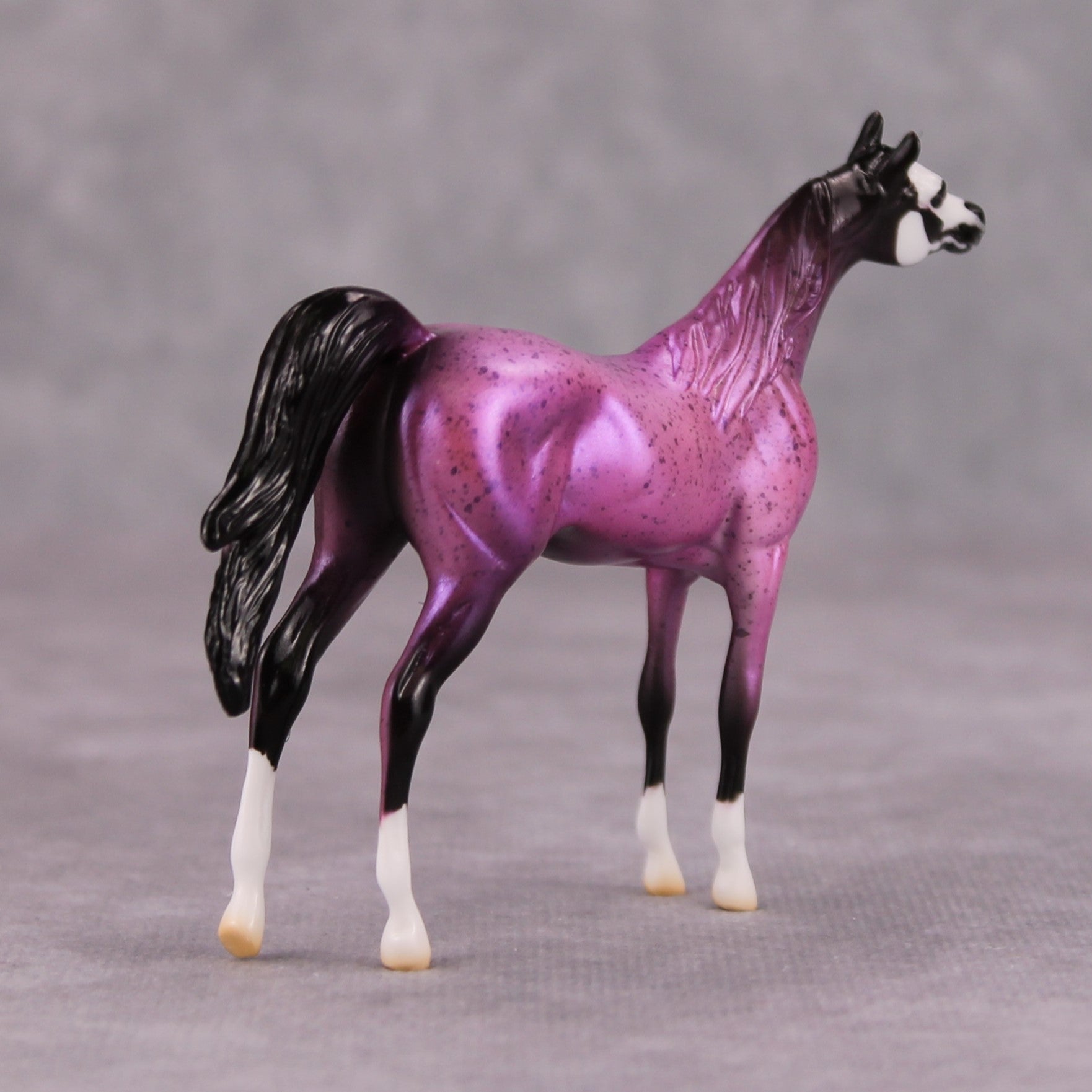 Urban Legend OOAK Pink Skull Deco Arabian Chip By Jess Hamill MM24