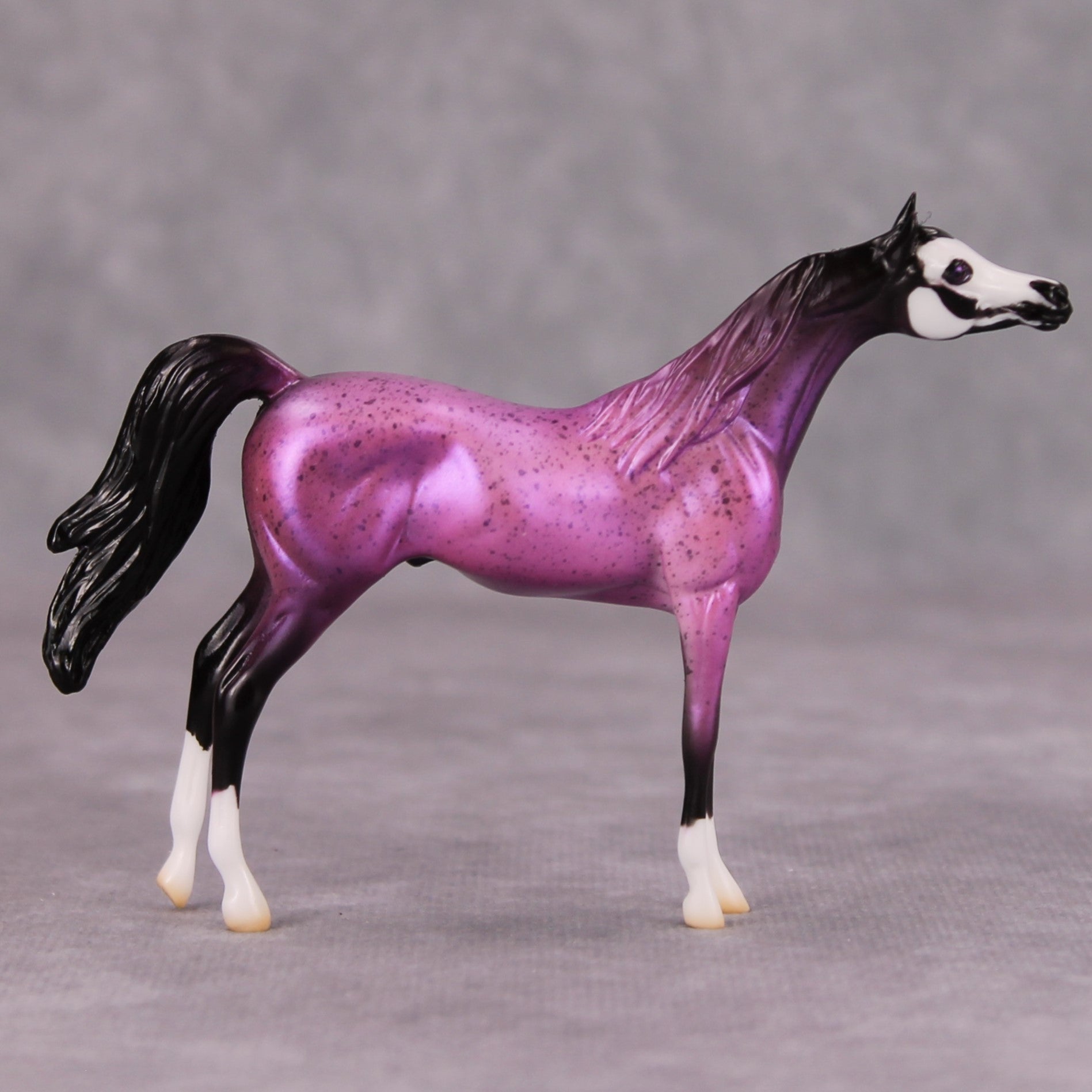 Urban Legend OOAK Pink Skull Deco Arabian Chip By Jess Hamill MM24