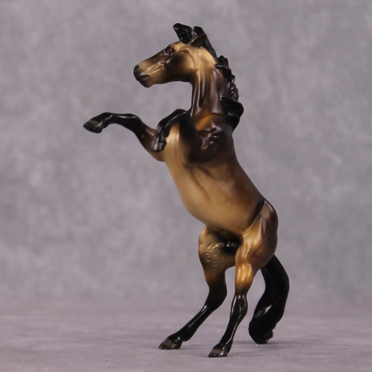 "Kriva" OOAK Dappled Sooty Buckskin Rearing Chip By Ellen Robbins Shakespeare Sonnet 18 &amp; 130 Chips CL25