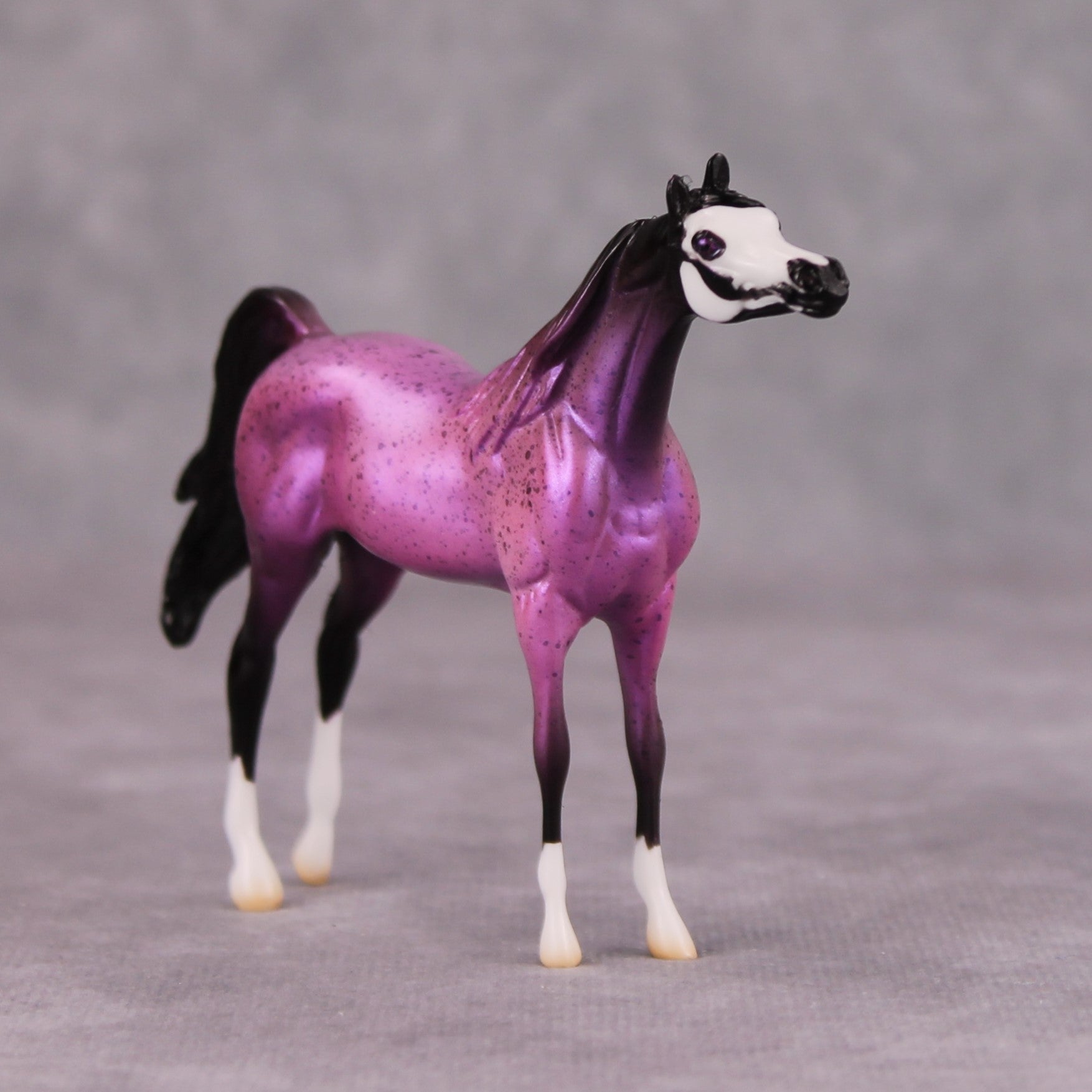 Urban Legend OOAK Pink Skull Deco Arabian Chip By Jess Hamill MM24