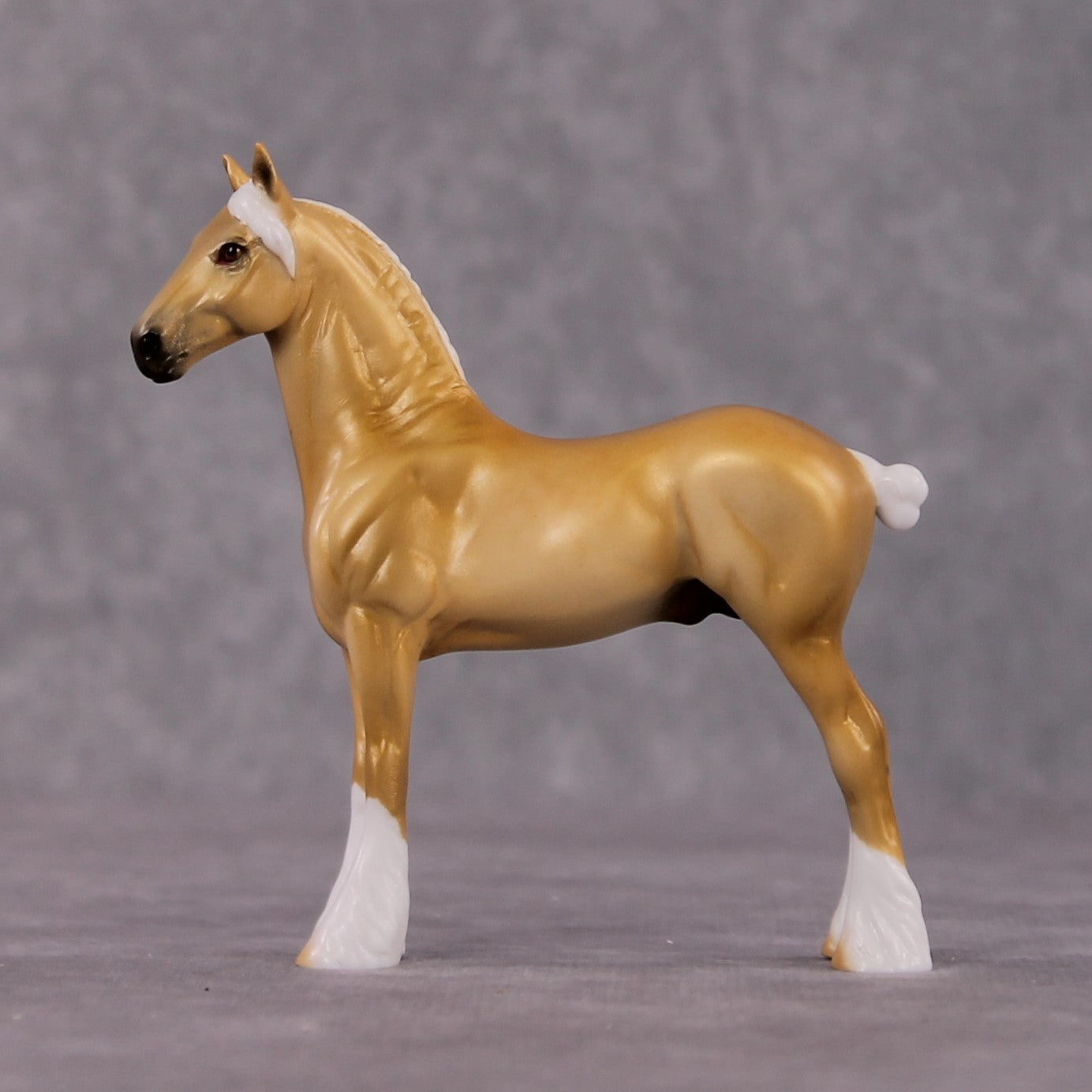 "Ayla" OOAK Dappled Palomino Drafter Chip By Ellen Robbins Shakespeare Sonnet 18 &amp; 130 Chips CL25