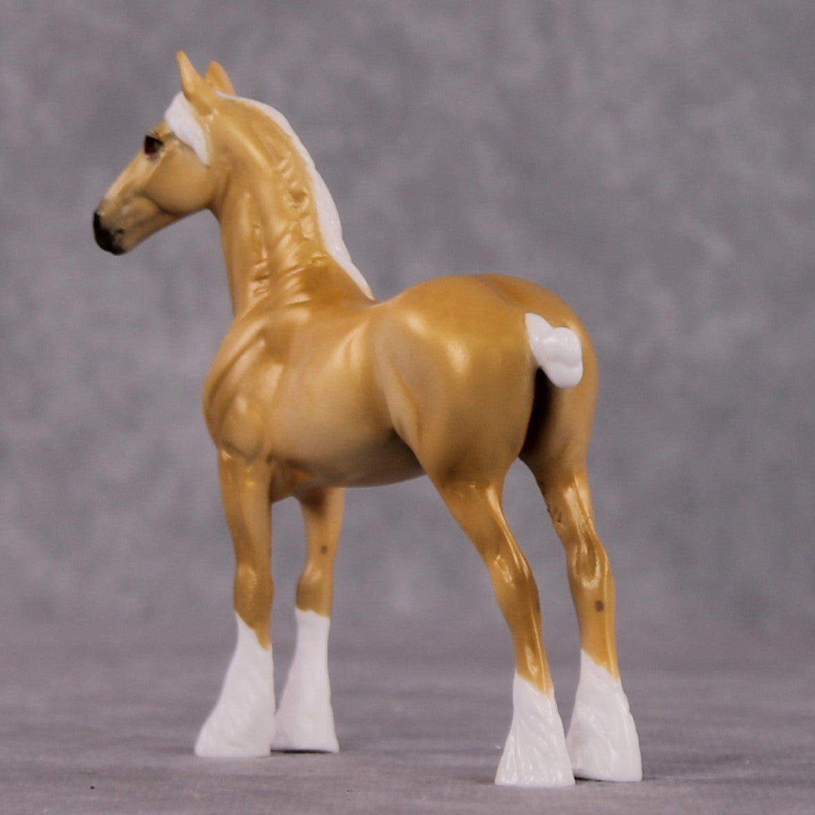 "Ayla" OOAK Dappled Palomino Drafter Chip By Ellen Robbins Shakespeare Sonnet 18 &amp; 130 Chips CL25