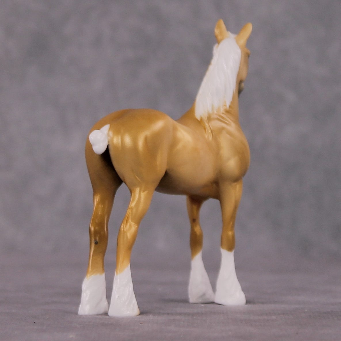 "Ayla" OOAK Dappled Palomino Drafter Chip By Ellen Robbins Shakespeare Sonnet 18 &amp; 130 Chips CL25