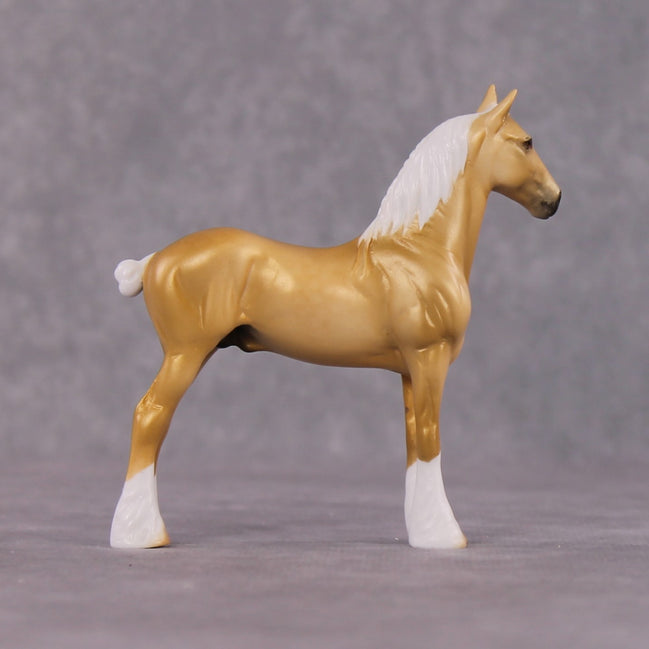 "Ayla" OOAK Dappled Palomino Drafter Chip By Ellen Robbins Shakespeare Sonnet 18 & 130 Chips CL25