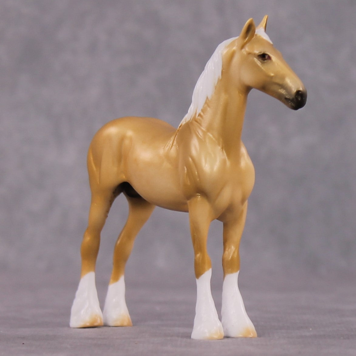 "Ayla" OOAK Dappled Palomino Drafter Chip By Ellen Robbins Shakespeare Sonnet 18 &amp; 130 Chips CL25