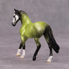 Spaceman OOAK Green Skull Deco Warmblood Chip By Jess Hamill MM24
