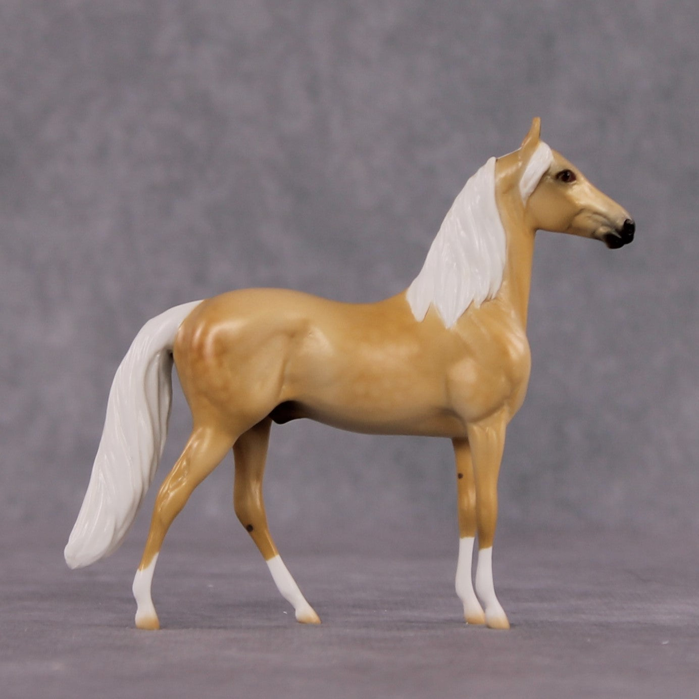 "Daybreak" OOAK Dappled Palomino Morgan Chip By Ellen Robbins Shakespeare Sonnet 18 & 130 Chips CL25