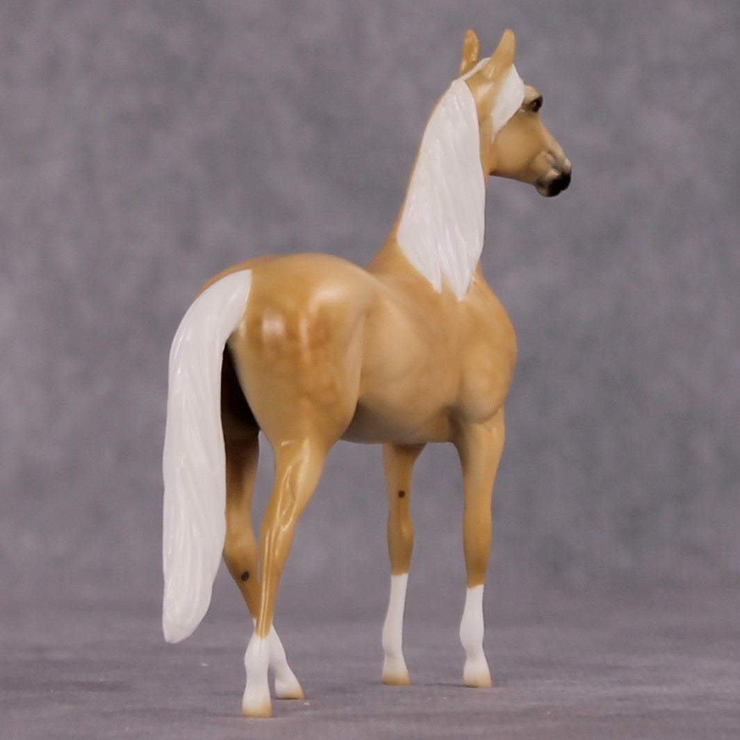 "Daybreak" OOAK Dappled Palomino Morgan Chip By Ellen Robbins Shakespeare Sonnet 18 &amp; 130 Chips CL25