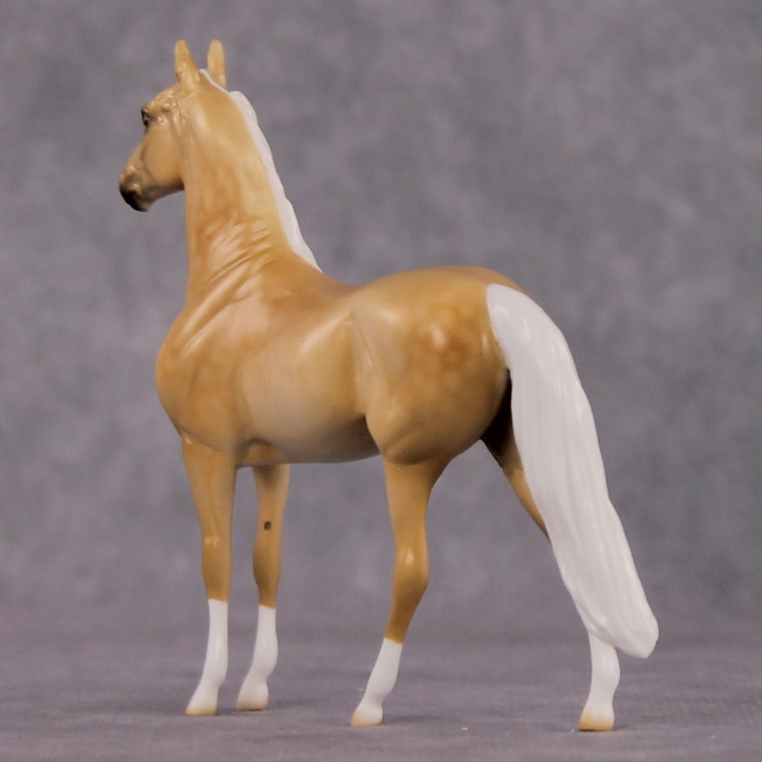 "Daybreak" OOAK Dappled Palomino Morgan Chip By Ellen Robbins Shakespeare Sonnet 18 &amp; 130 Chips CL25