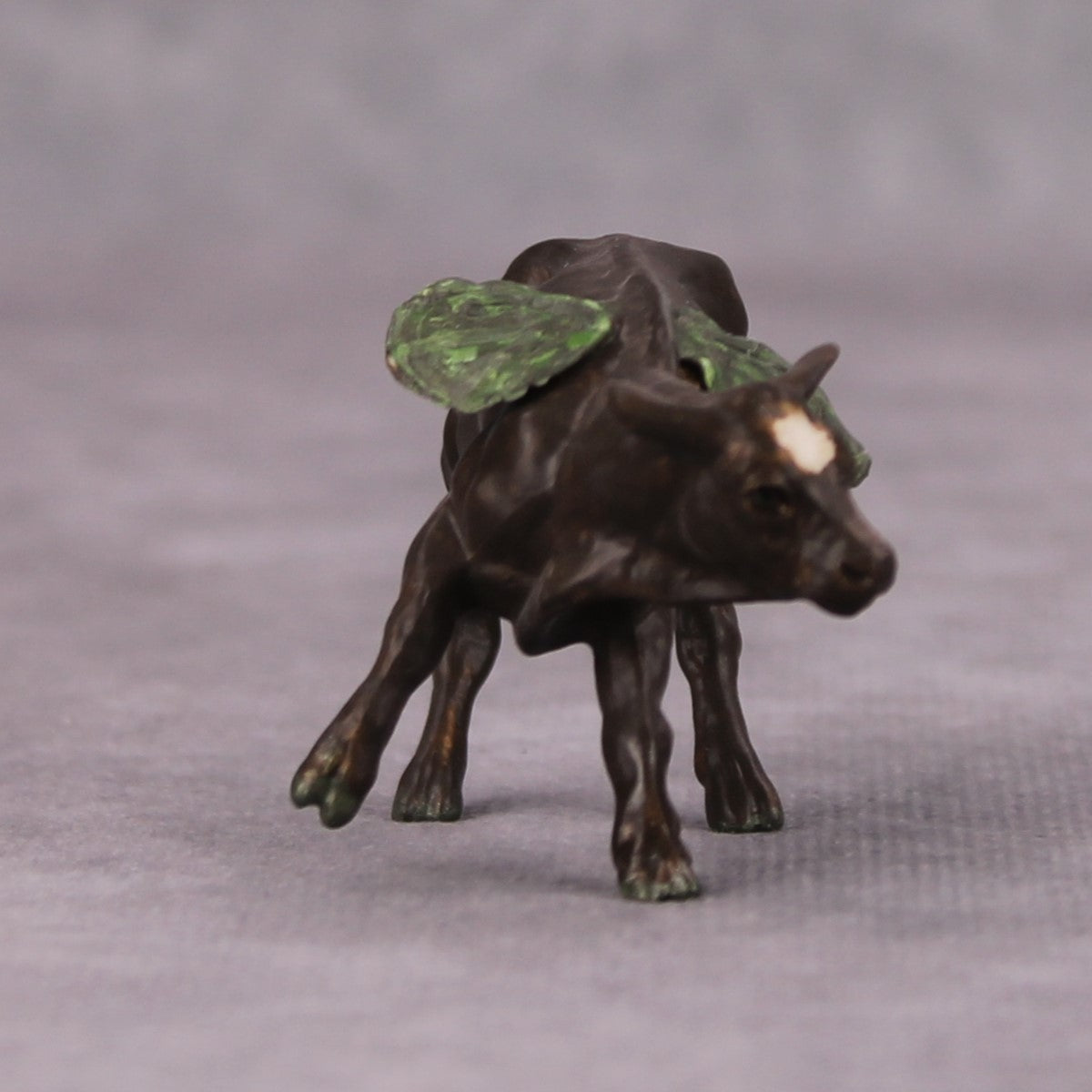 Pi OOAK Deco Cow Pie Winged Cow By Andrea Thomason MM24 MHP Auction Piece