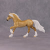 &quot;Ciara&quot; OOAK Dappled Palomino Friesian Chip By Ellen Robbins Shakespeare Sonnet 18 &amp; 130 Chips CL25