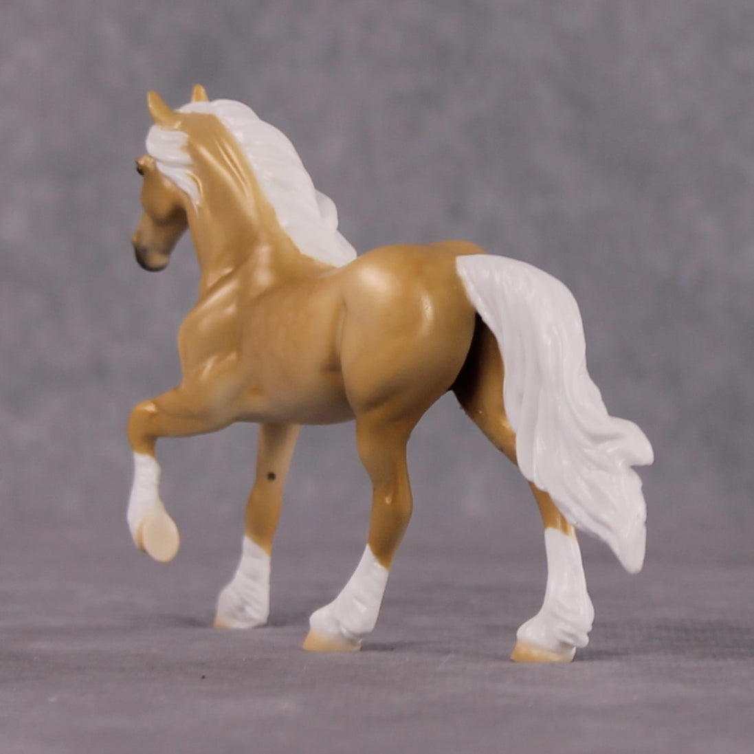 "Ciara" OOAK Dappled Palomino Friesian Chip By Ellen Robbins Shakespeare Sonnet 18 & 130 Chips CL25
